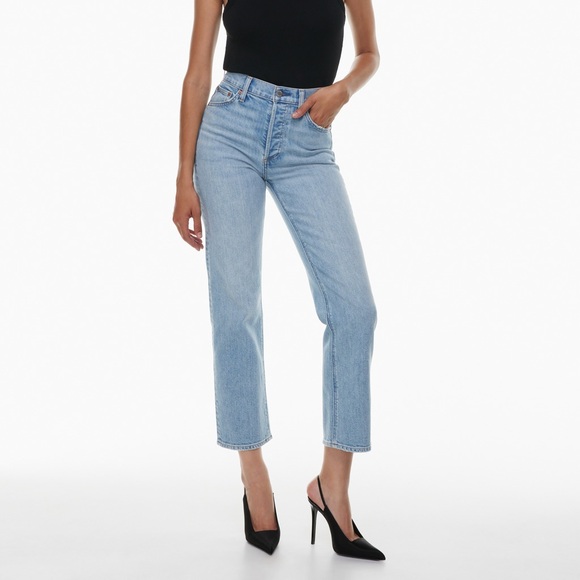 Aritzia Denim Forum The Arlo Hi-Rise Straight Jean - Picture 1 of 13